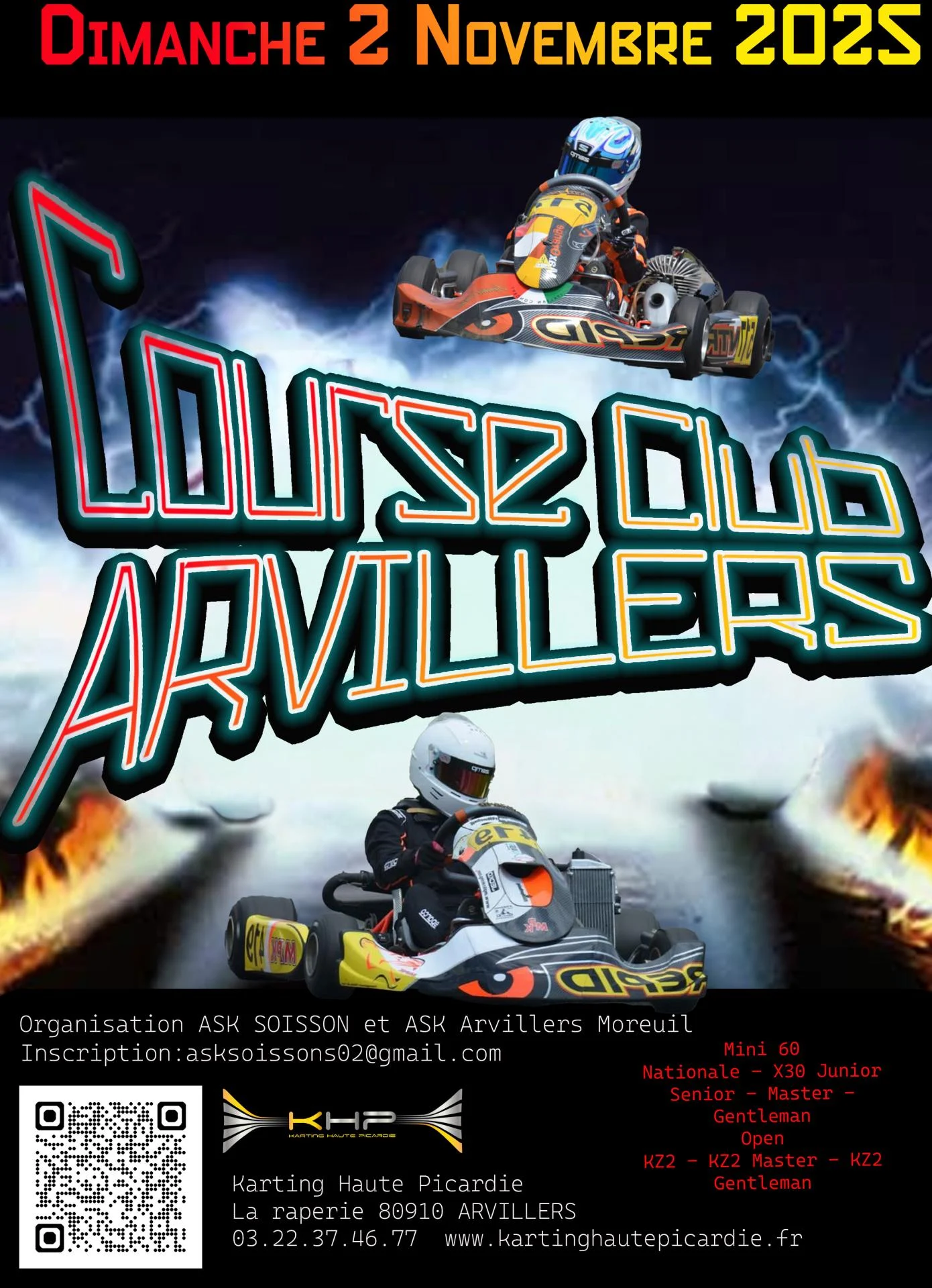 Affiche course club